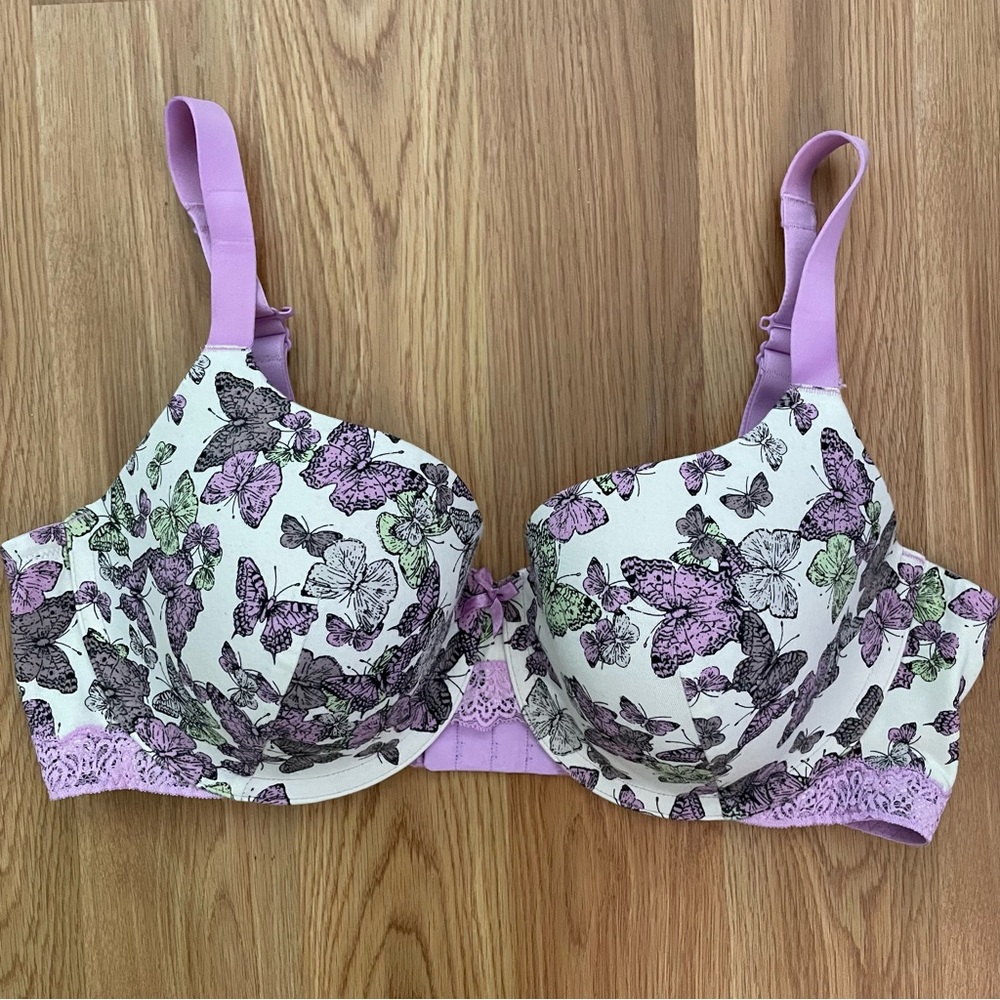 Ambrielle Full Coverage Cotton Bra 38DD